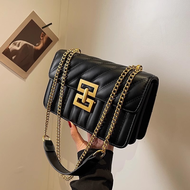 Luxury Brand Designer Bag Autumn Winter Vintage Small Bag For Women 2025 New Trend Popular Versatile Chain Crossbody Bag Fashion Single Shoulder Small