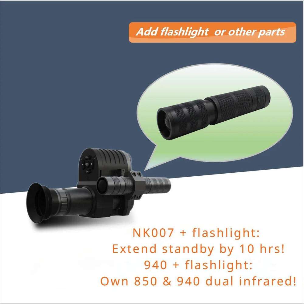 NEW NVGs Megaorei M5 Hunting Night Vision Scope 1080P Wildlife Tactical Telescope Monocular With 940nm Laser IR For Outdoor