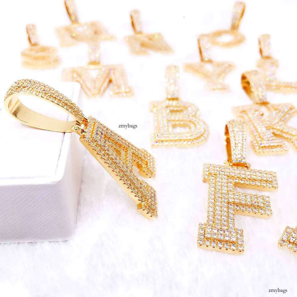 hip hop jewelry buss down s with vvs moissanite custom alphabet letter dia alphabets pendant