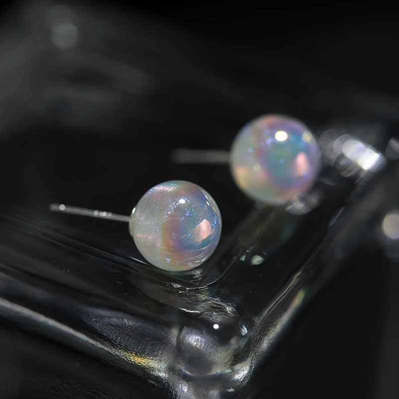 Elegant Candy Color Brilliant Simulated Pearls Stud Earrings For Women Exquisite Young Girls Fantastic Sweet Party Jewelry N592 Y250804