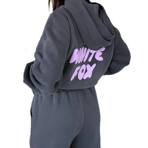 Free Shipping Designer Hoodie Loose Hooded Women's Sportswear, Autumn And Winter Oversized Wool Lined Thick Jacket, Lazy Style Two-piece Set