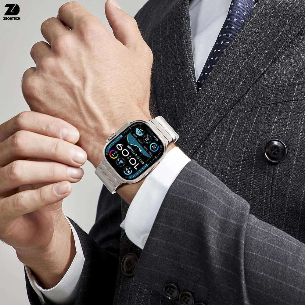 Apples watch Titanium Band Compatible with Ultra 2 49mm 42mm iWatch SE Series 10 Designer watch strap Exclusive for Successful Business Professionals