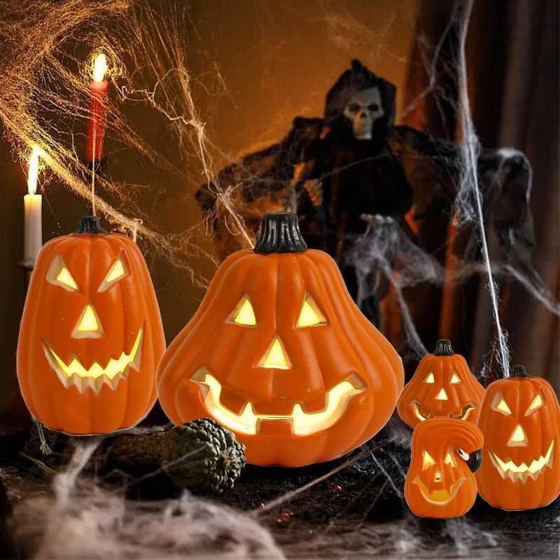 Halloween High Quality Pumpkin Lantern Hot Sale Halloween Decorations Plastic Decoration Pumpkin Lamp XJ250804