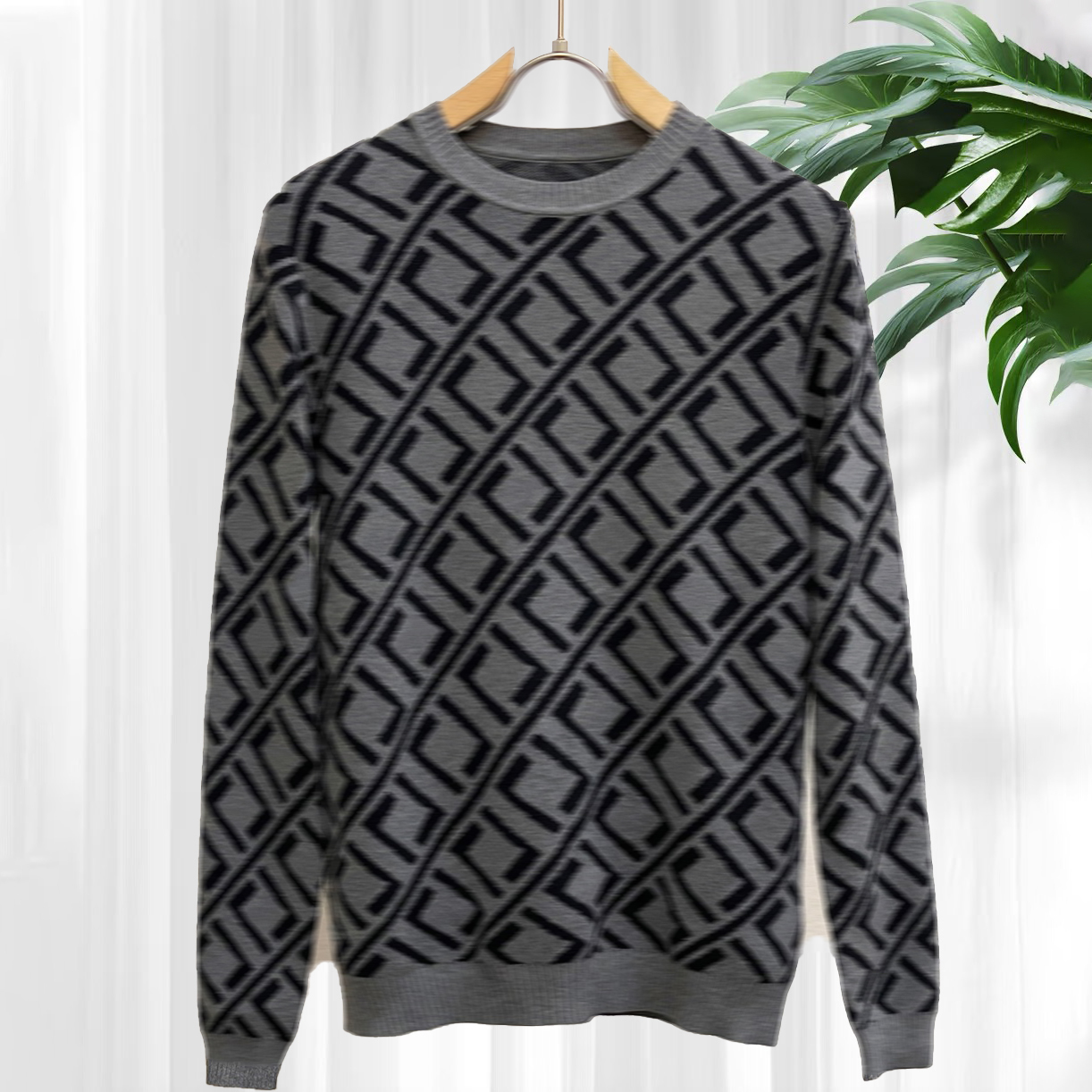 2025 high-quality designer men's sweaters, fashionable classic letter hoodies, casual sportswear, autumn and winter high-quality wool fabric hoodies, Asian sizes M-3XL