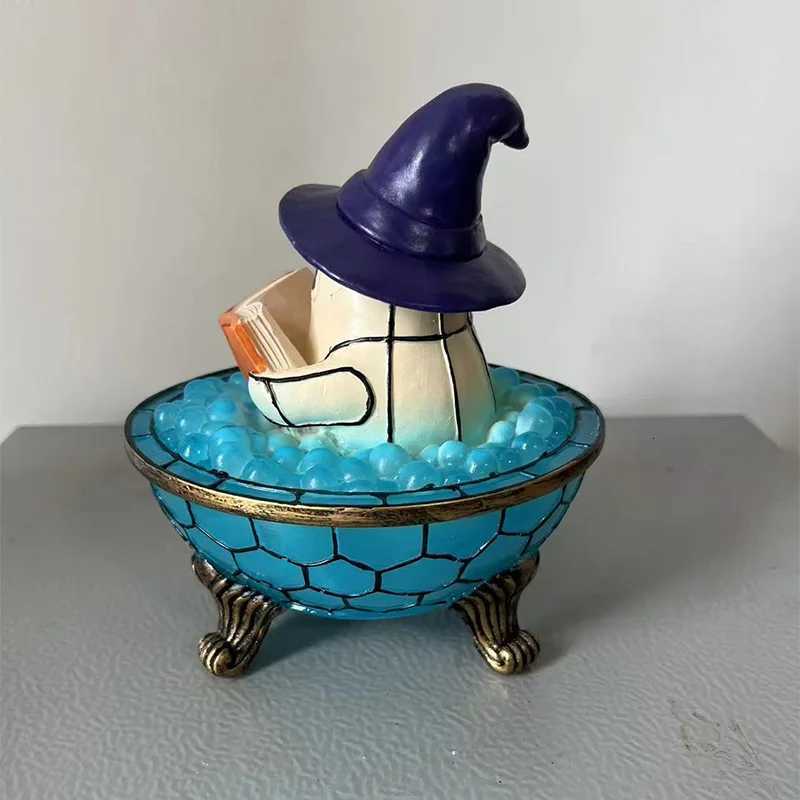 Ghost Bubble Bath Lamp Halloween Ghost Night Light Cute Led Lamp For Bathroom Decor Ghost-themed Table Lamp For Party Or Gift XJ250804