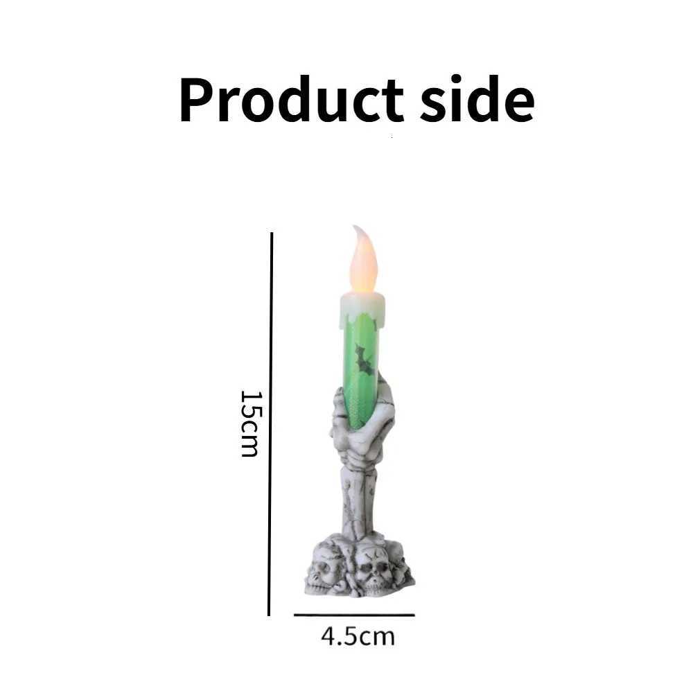 Bright Candles Cosplay Decoration Table Lamps Skull Hand Lamps for Summer Party Gifts Camping and Haunted House Decorations XJ250804
