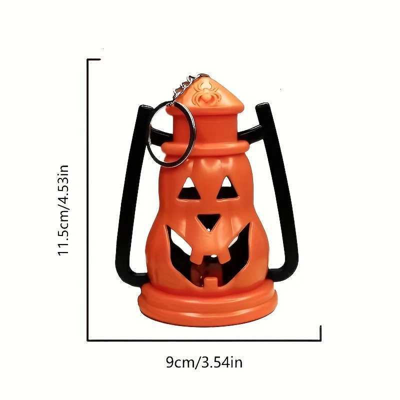 Halloween Pumpkin Ghost Lantern Lamp DIY Hanging Scary Candle Led Light Halloween Decoration for Home Horror Props Kids Toy XJ250804