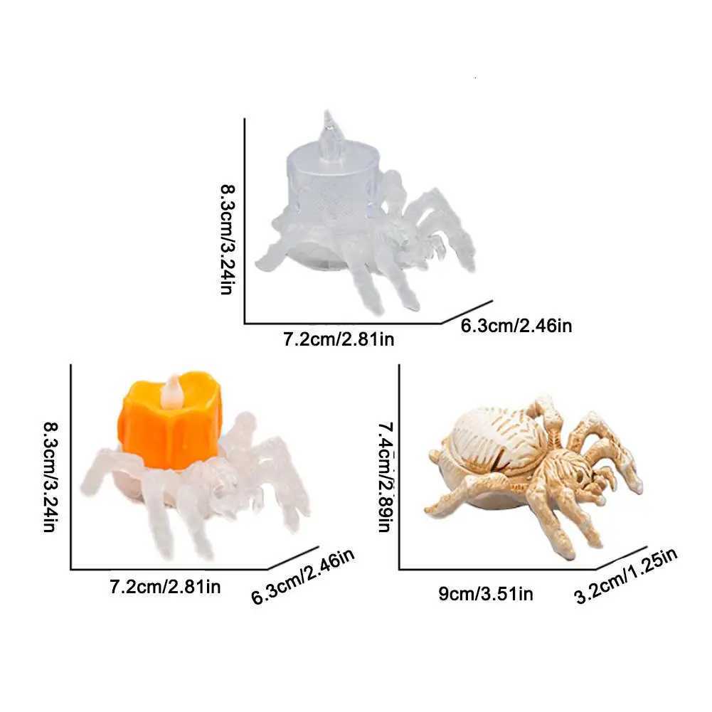 12 PCS Halloween Tea Lights Candles Battery Operated Flameless LED Candles Tealights Spooky for Halloween Party XJ250804