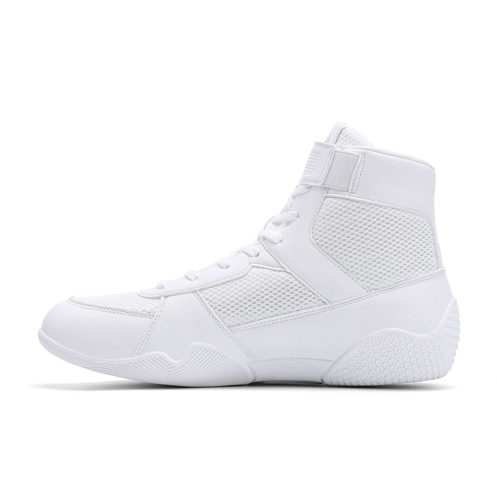 SDTDID-Men's wrestling shoes, competition training, boxing shoes, fighting, Sanda, buckle straps, non-slip fitness shoes, indoor training shoes