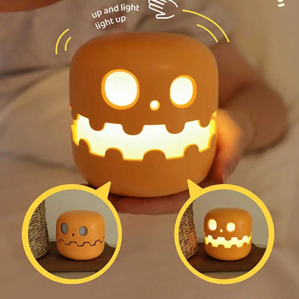 Halloween Spooky Pumpkin Night Lights 2025 New Jack O Lantern Light Halloween Decorations LED Pumpkin Lantern For Porch Party XJ250804