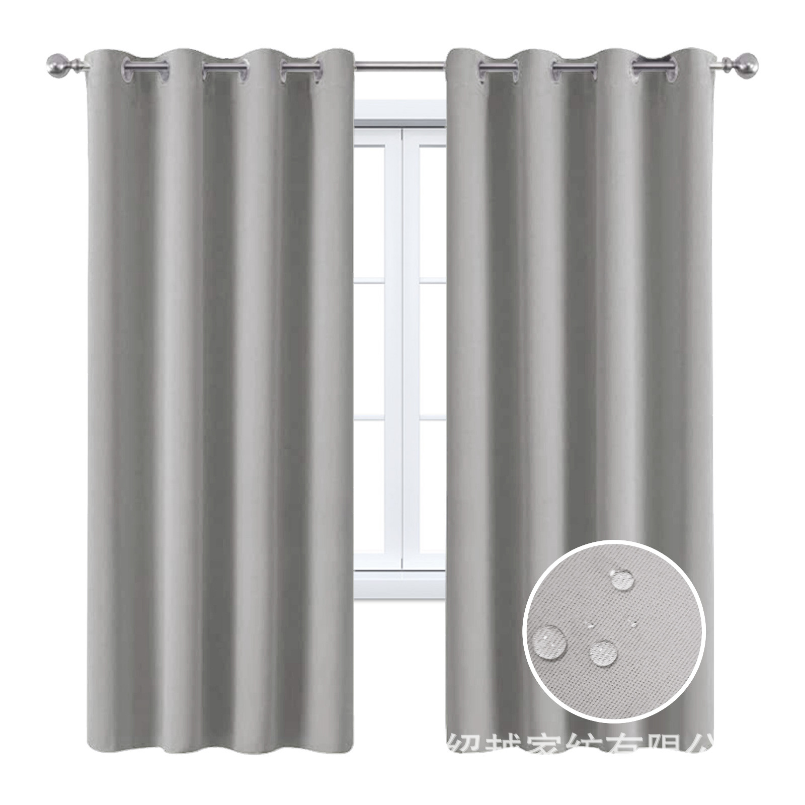 YL-36815 factory wholesale cross-border full blackout cloth solid color balcony sun protection heat insulation outdoor waterproof curtain