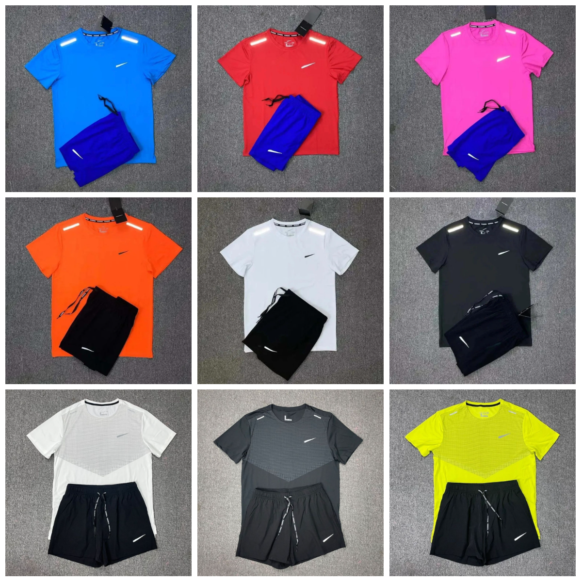 summer set fitness shorts and t shirt set designer t shirt mens designer tracksuit quick dry sports pants short mesh breathable shorts 2 piece set sports jogging H2574