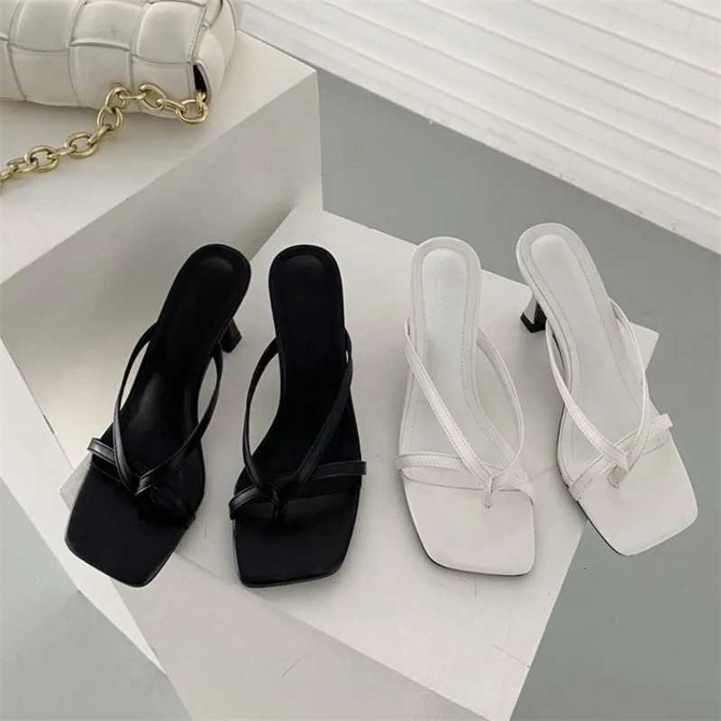 Female Summer Sexy Heels Sandals Slides Ladies Shoes Fashion Women Pumps Flip Flops Luxury High Heels Slippers Shoes W250805