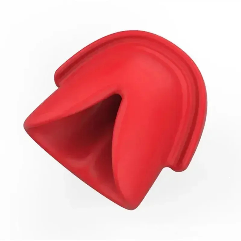 Red Fixed Tongue Gag Ball Invisible Silicone Sm Bondage Erotic Game Props for Couples Adult Products 18 250805