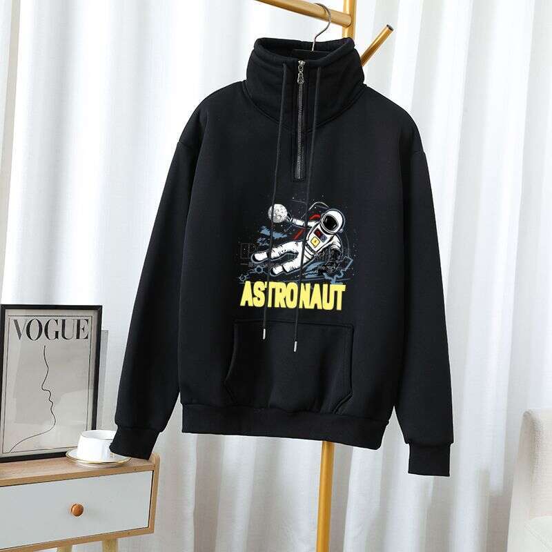 2023 New Half-Zipper Stand-Collar Sport Pullover Men's Fall Casual Fashion Jersey Trend