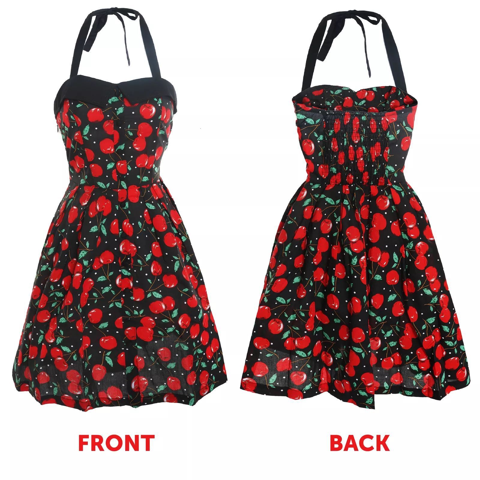 New retro polka dot lace up dress fashion for summer 2025, big swing dress, Amazon plus size dress, new designer dress