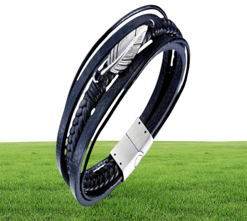 Designer bracelet luxury Designer Jewelry Mens Bracelets fashion men jewelry Multilayer Belt Circles leather bracelet weaving hand8242793