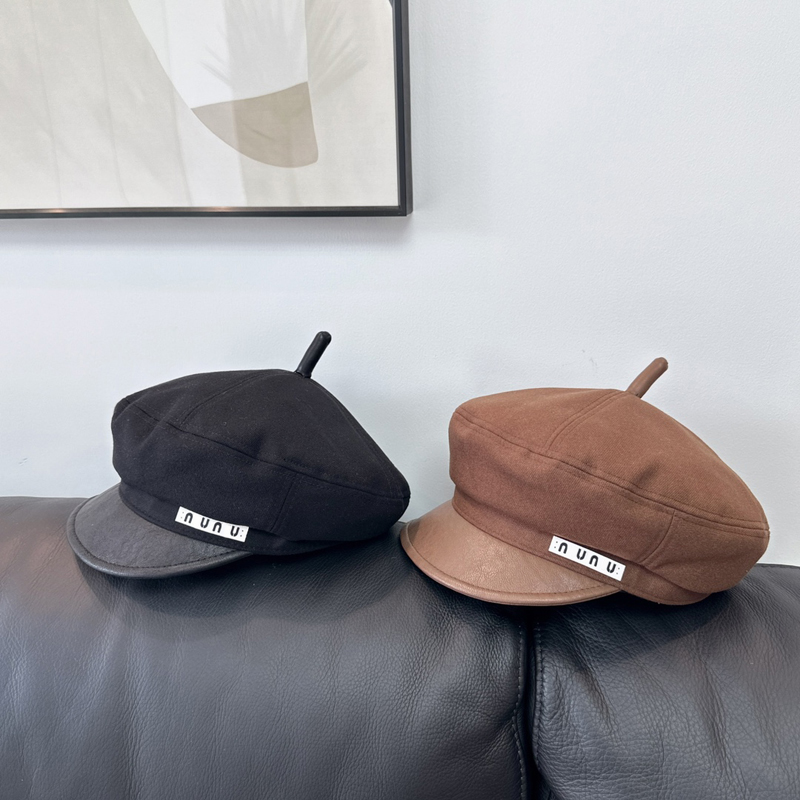 Berets Designer Berets Simple Hat with Letter Women Men Street Fashion Style sboy Hats Black Berets Flat Top Caps Men Ship Cap Fashion Accessories