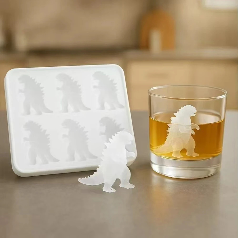 Luxury Silicone Ice Mold Kitchen and Bar Utensils Personalized Monster Ice Mold Can Freeze 6 Pieces 250805