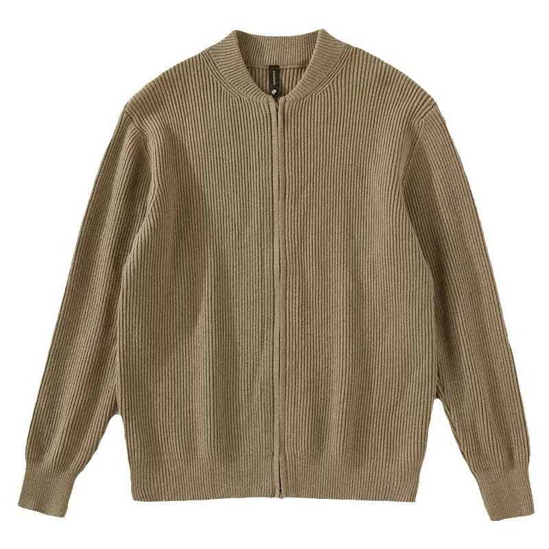 Fashion Mens Autumn Winter New Zip Up Cardigan Knitted Sweater Y2K Style Vintage Slouchy Sweater Jackets Hooded Sweaters For Men XJ250805