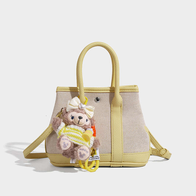 Super Popular Casual Handheld Bucket for Women 2025 New Summer High-End Light Luxury Niche Crossbody Basket Bag