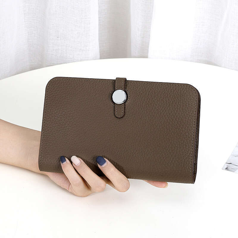 Leather Bag Card Pack Ladies Wallet Genuine Leather Money Bag Women S Coin Purse Phone Passport Holder Ultra Thin New Model Wallet Women
