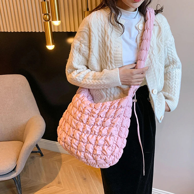 Designer bags Tote Bag Shoulder Large Capacity Quilted Padded Crossbody Pleated Bubbles Cloud Shoulder Bags Tote Bucket Bag Ruched Lady Handbags
