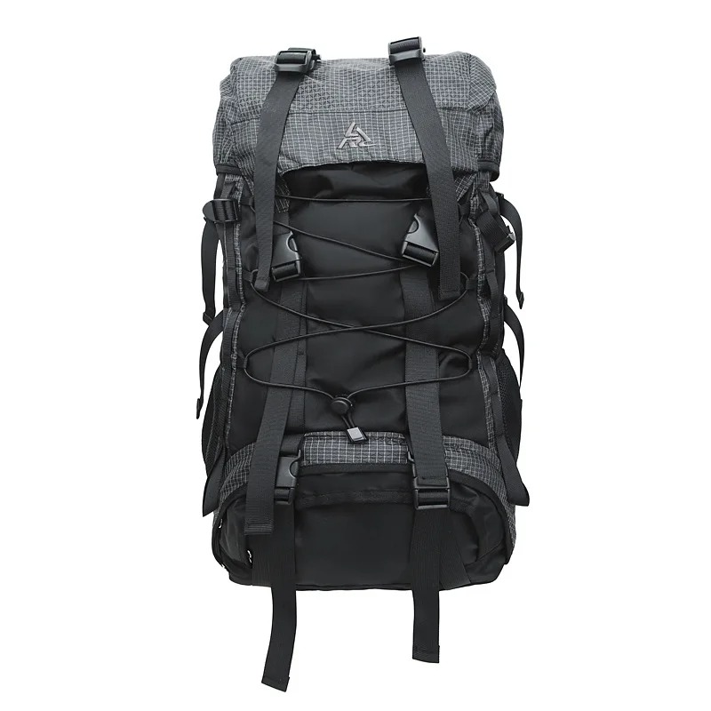 Large-capacity Mountaineering Bag 55L Outdoor Backpack Waterproof Camping Backpack Long-distance Hiking Backpack Wear-resistant