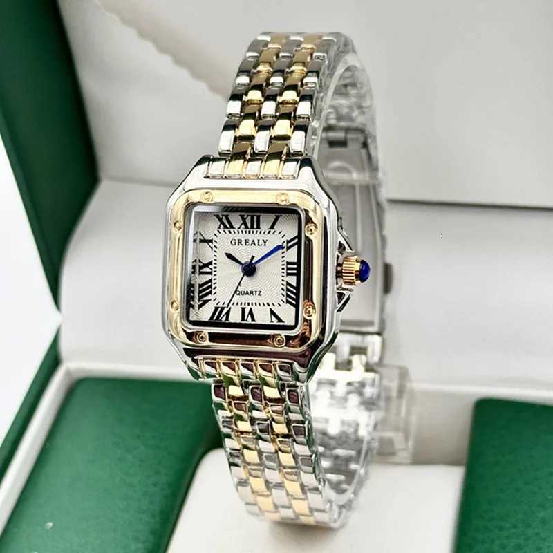 Luxury Womens Watches Classic Brand Square Ladies Quartz Wristwatches Alloy Strap Business Female Clock Bracelet Watch XJ250805