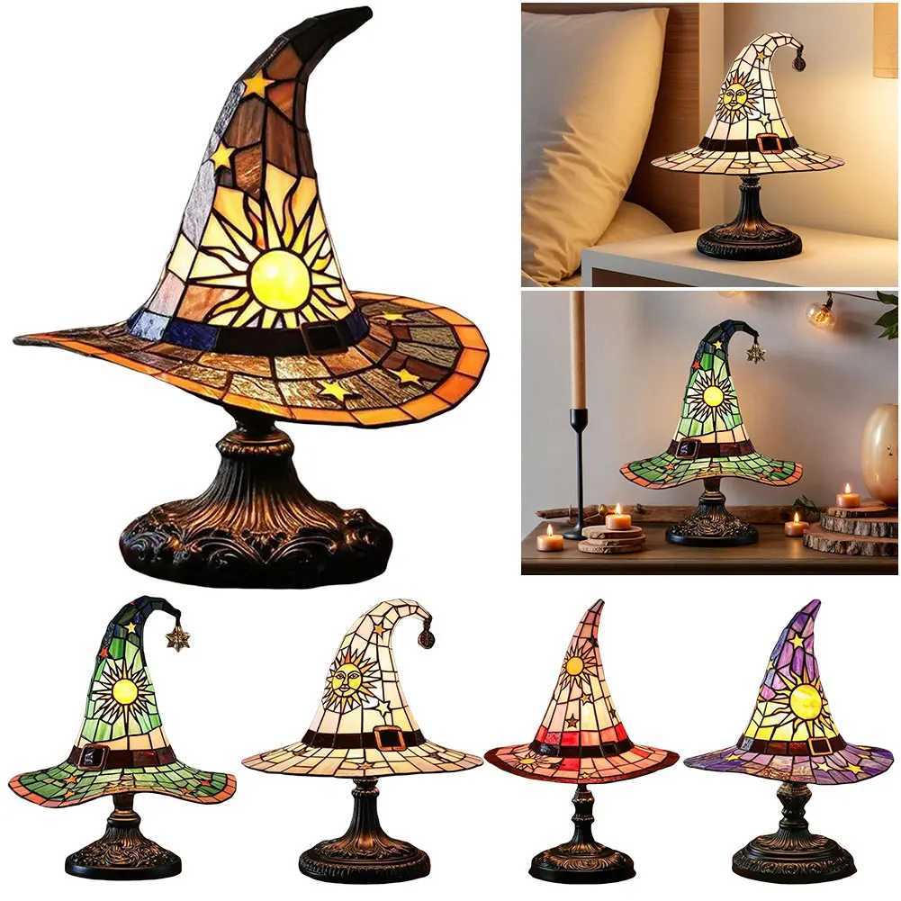 witch Hat LED Lamp Creative Table Lamp USB Powered Bedside Lamp for Living Room Home Bedroom Decoration XJ250804