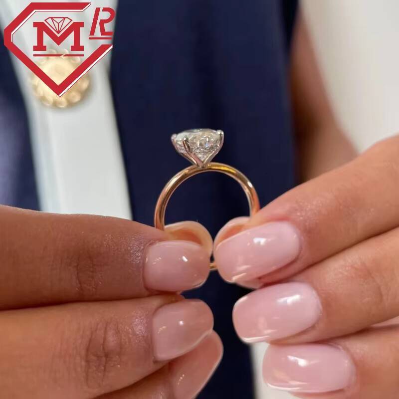 Solid 14k Yellow Gold Engagement Ring IGI Certificate E VS1 3.30ct Oval Cut Lab Diamond Ring