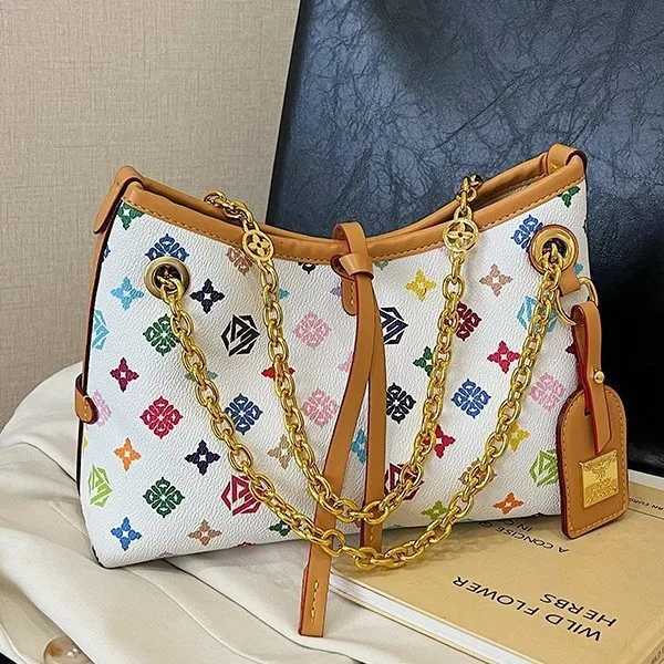 2025 New Womens Large Capacity Tote Bag - Premium Stylish Printed Commuter Crossbody G250805