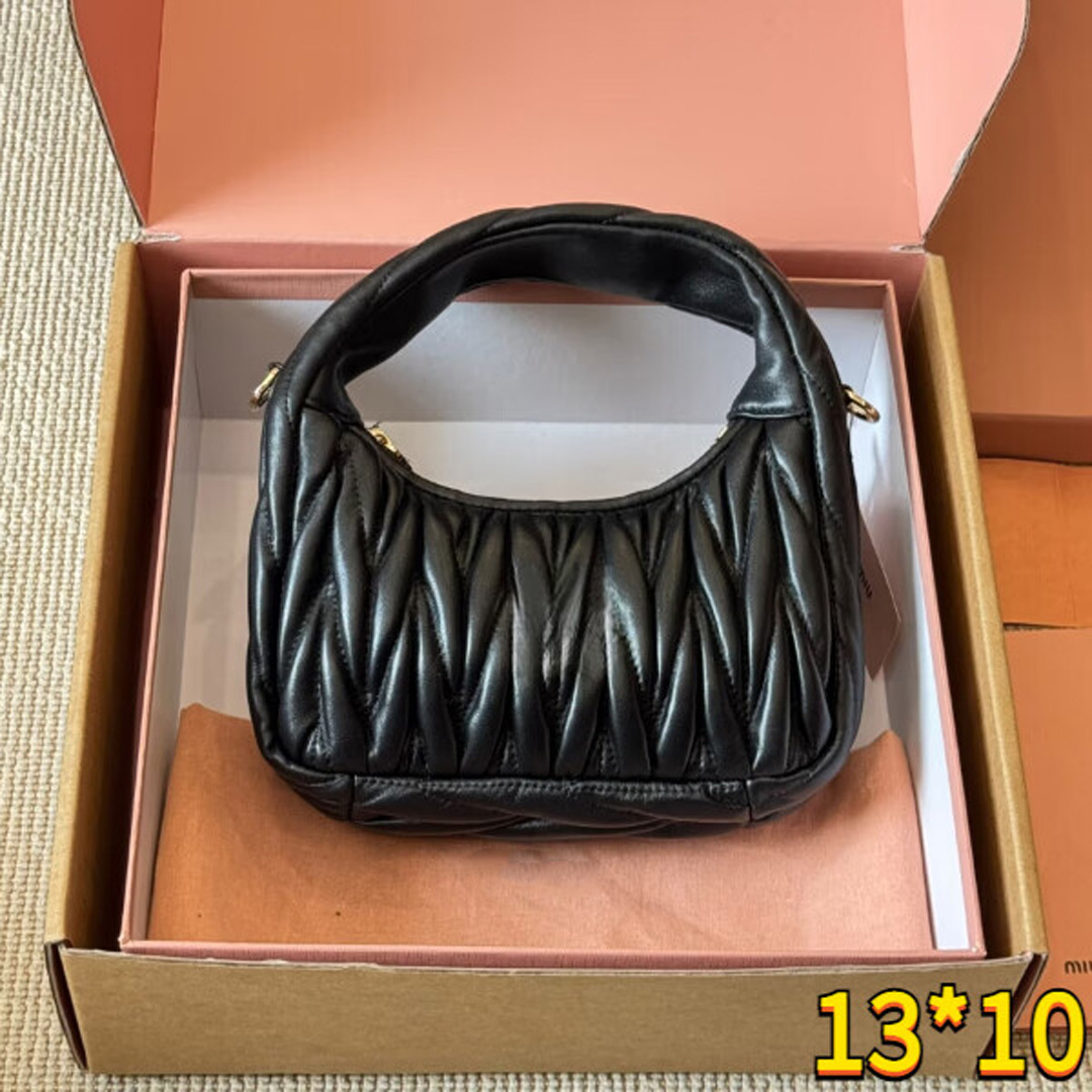 high quality wander designer bag pochette shouder bag wander Matelasse Arcadie pleated tote bag sac luxe crossbody handle bag Small square bag 7A++