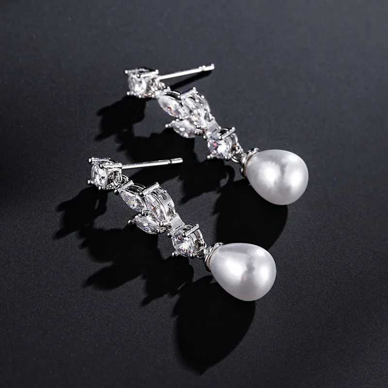 Business Gorgeous Imitation Pearl Ear Studs Sweet Romantic Style Earrings Banquet Anniversary Earrings Female Y250804