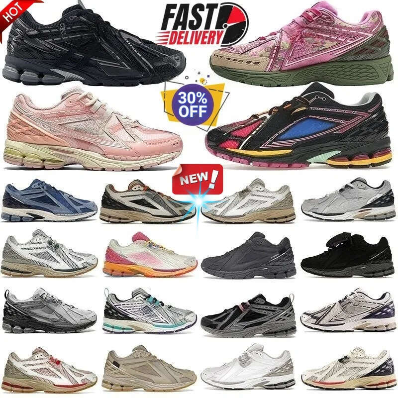 Designer NEW 1906 1906A Running Shoes Tech Explosion Black Sea Salt Astro Dust Concrete Sier Metallic Sport Men Women outdoor Sports Low Sneakers size 36-45