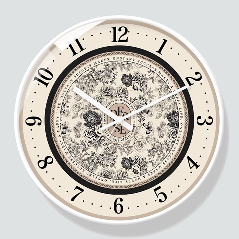 Luxury Designer Retro French wall clock medieval style clock Nordic light luxury living room home modern silent creative quartz clock Novelty Items
