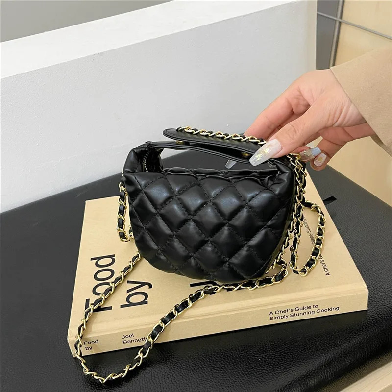 Crossbody Bag Womens Dumpling Bag High-end Niche Fashion Trend Diamond Embroidery Thread Chain Single Shoulder Womens Bag 250805