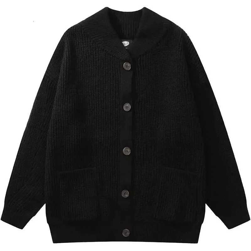 Knitted Sweaters for Men Round Collar Man Clothes Jacket Solid Color Coat Crewneck Plain Green Cardigan High Quality Replica X S XJ250805