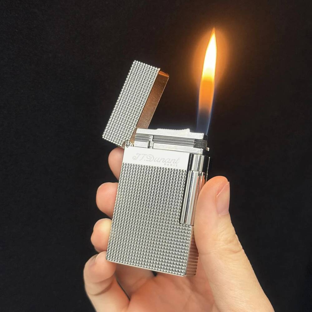 Lighters Clous de Paris Metal PING Engraved Lattice Accessory Cigar Tobacco Smoking Tools for Men Unique Gifts ST.D high-quality