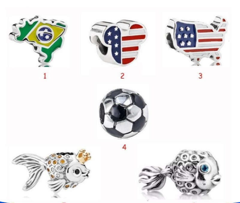 2025 New Slide Charm DIY Beads Charms Canada United States British Flag Charm Beads Fit 925 silver Bracelet Necklace DIY for wmen gift wholesale