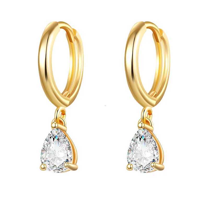 Fashion Stainless Steel Crystal Zircon Drop Earrings for Women Punk Cubic Zirconia Wedding Jewelry Girl Friendship Gifts Y250804