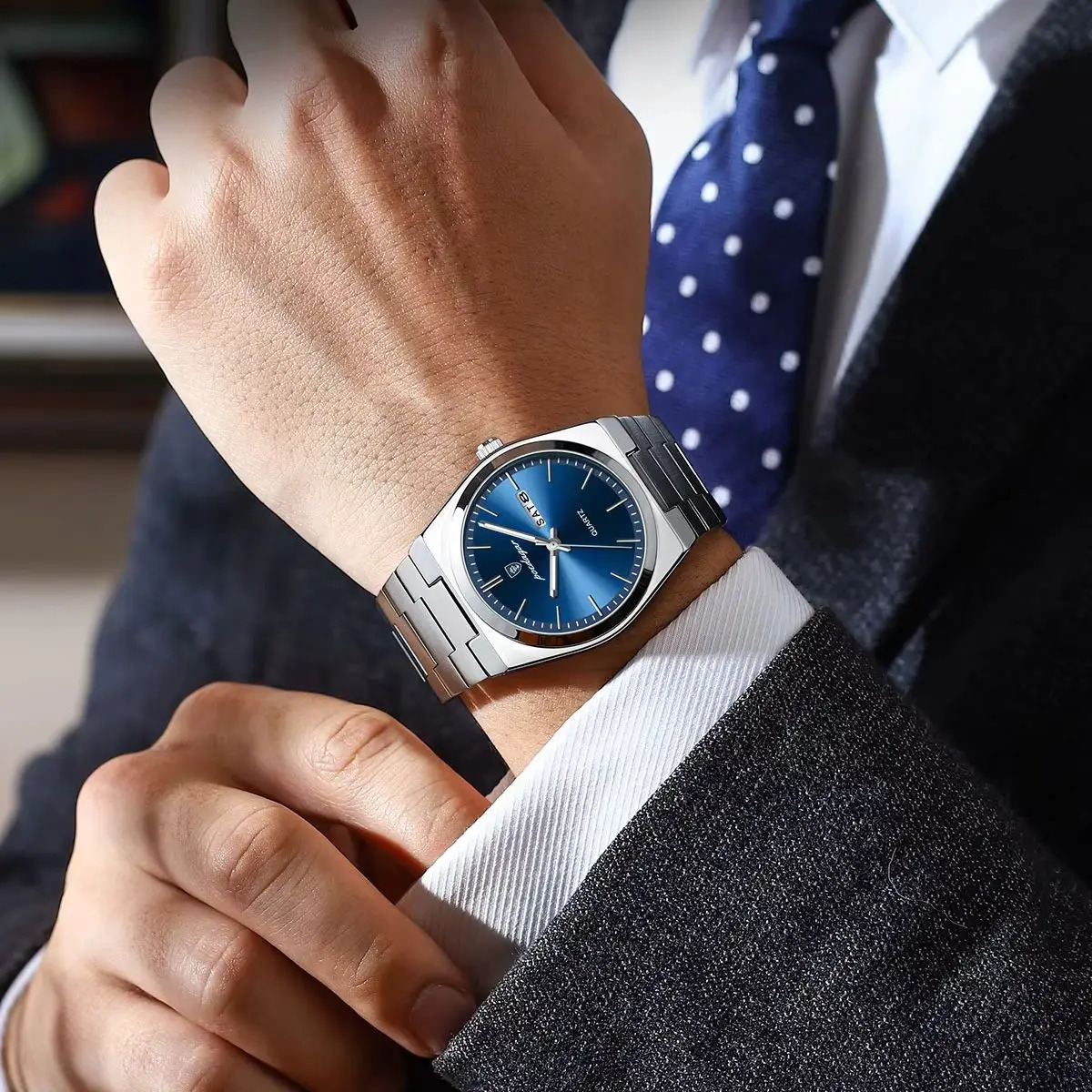 POEDAGAR y Watches For Men Stainless Steel Waterproof Luminous Man Watch Date Week Fashion Casual Mens Quartz Reloj 250805