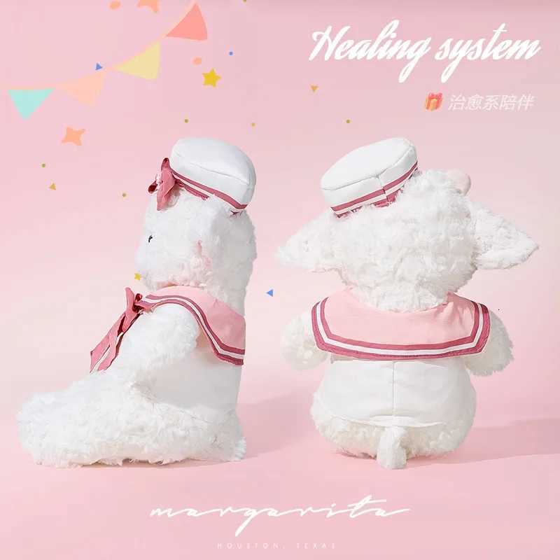 New Sailor Lamb Cartoon Ffed Toy Sheep Baa Girls Kids Gift Doll Y250805 Y260128