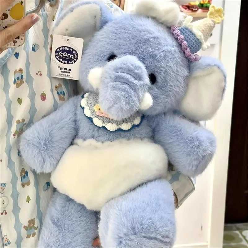 35/45cm Kaii Cute Elephant Wear Paper Diaper Plush Toys Soft Cfy Fluffy Plushies Soothing Baby Appease Doll Y250805 Y260128