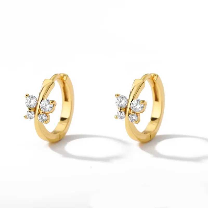 New Stainless Steel Earrings For Women Trending Silver Color Butterfly Hoop Earrings for Women Luxury Jewelry Gifts Y250804