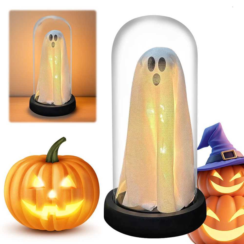 Halloween Decor Cute Ghost With Light Halloween Decorations Indoor Halloween Light Up Ghost For Home Tabletop Party Decor XJ250804