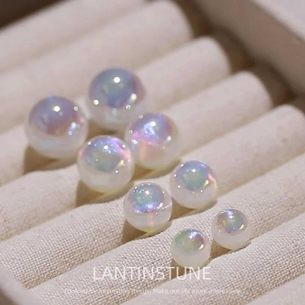Elegant Candy Color Brilliant Simulated Pearls Stud Earrings For Women Exquisite Young Girls Fantastic Sweet Party Jewelry N592 Y250804