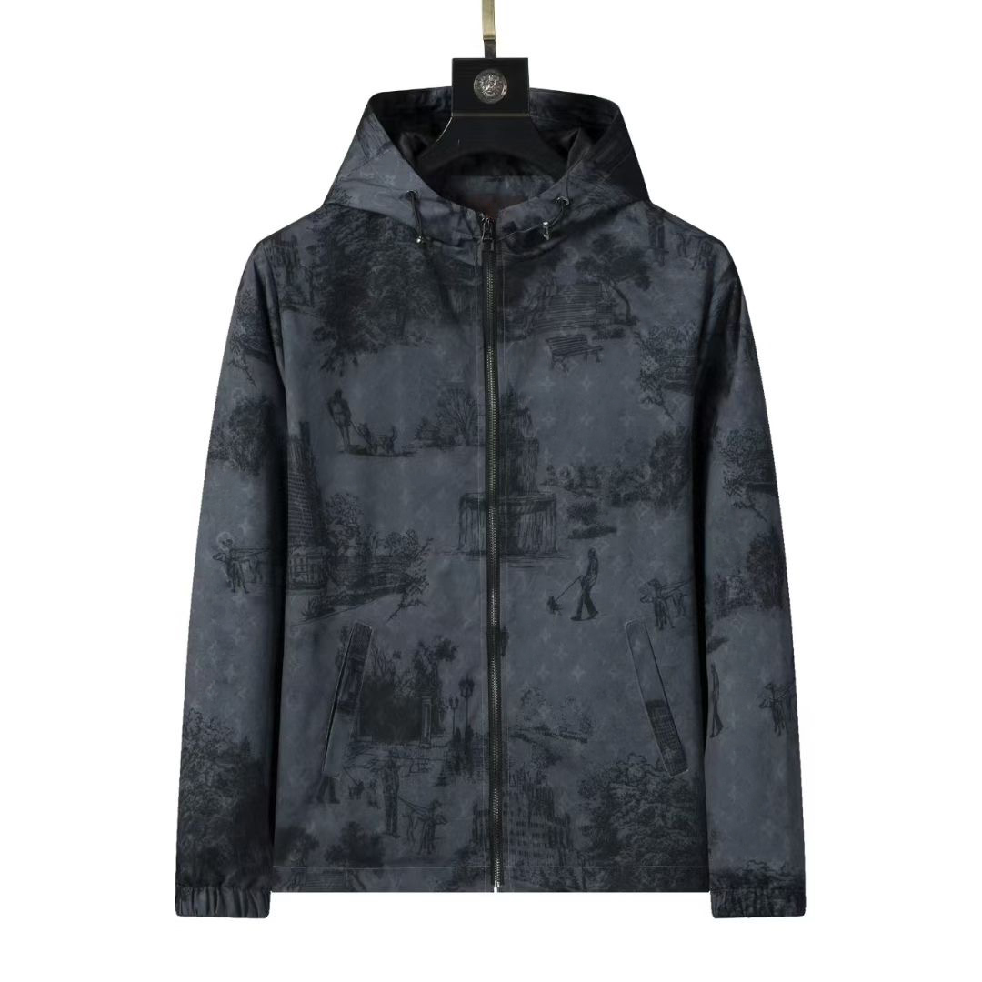 2024ssHigh quality Designer Jacket Coat Winter Autumn Slim Outerwear Stylist Men Women Windbreaker Zipper Hoodies Mens Coats Jackets Plus