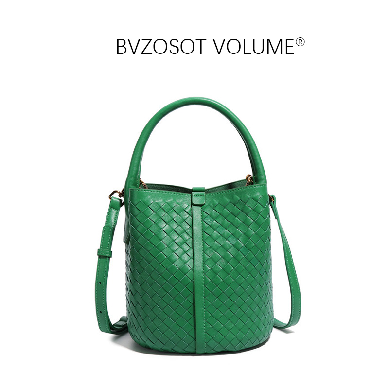 2025 Hand Woven Trendy Handbag Fashionable And Casual Single Shoulder Cross Body For Women The Style Bucket Bag With A Sense Of High - End