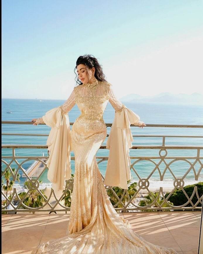 Mermaid Champagne Evening Dresses Lace Crystals Beaded Retro Prom Formal Party Second Birthday Engagement Gowns Plus Size Dress For Special Occasions